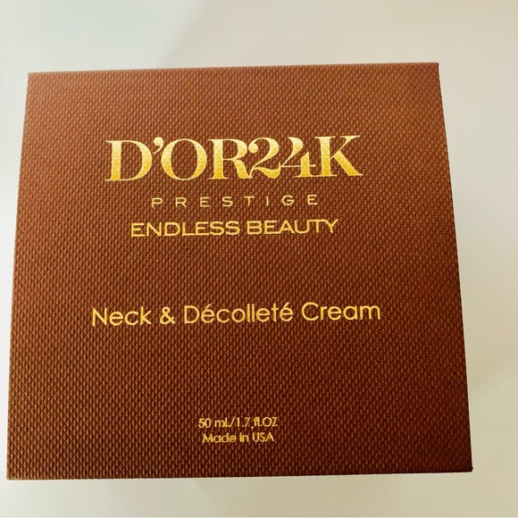 D'OR24K Prestige Neck & Décolleté Cream New in Box